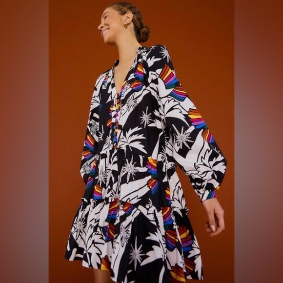FARM Rio Dresses & Skirts - NWT  FARM RIO Toucans Wave Organic Cotton Mini Dress In Toucans Wave